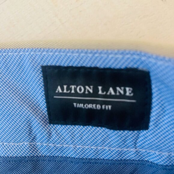 Alton Lane Mens Tailored Fit Chino Pant Flat Front Stretch Tapered Leg Size 33 - Picture 10 of 13